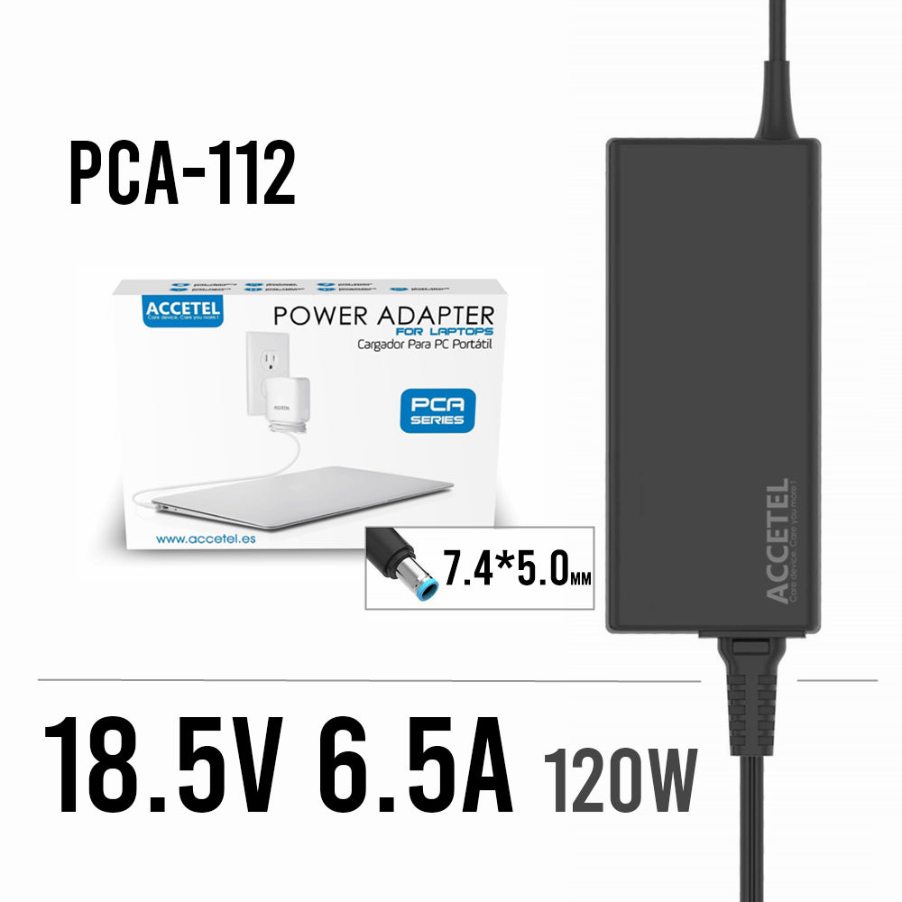 PCA-112 Cargador Hp 18.5V 6.5A 7.4*5.0mm 120W